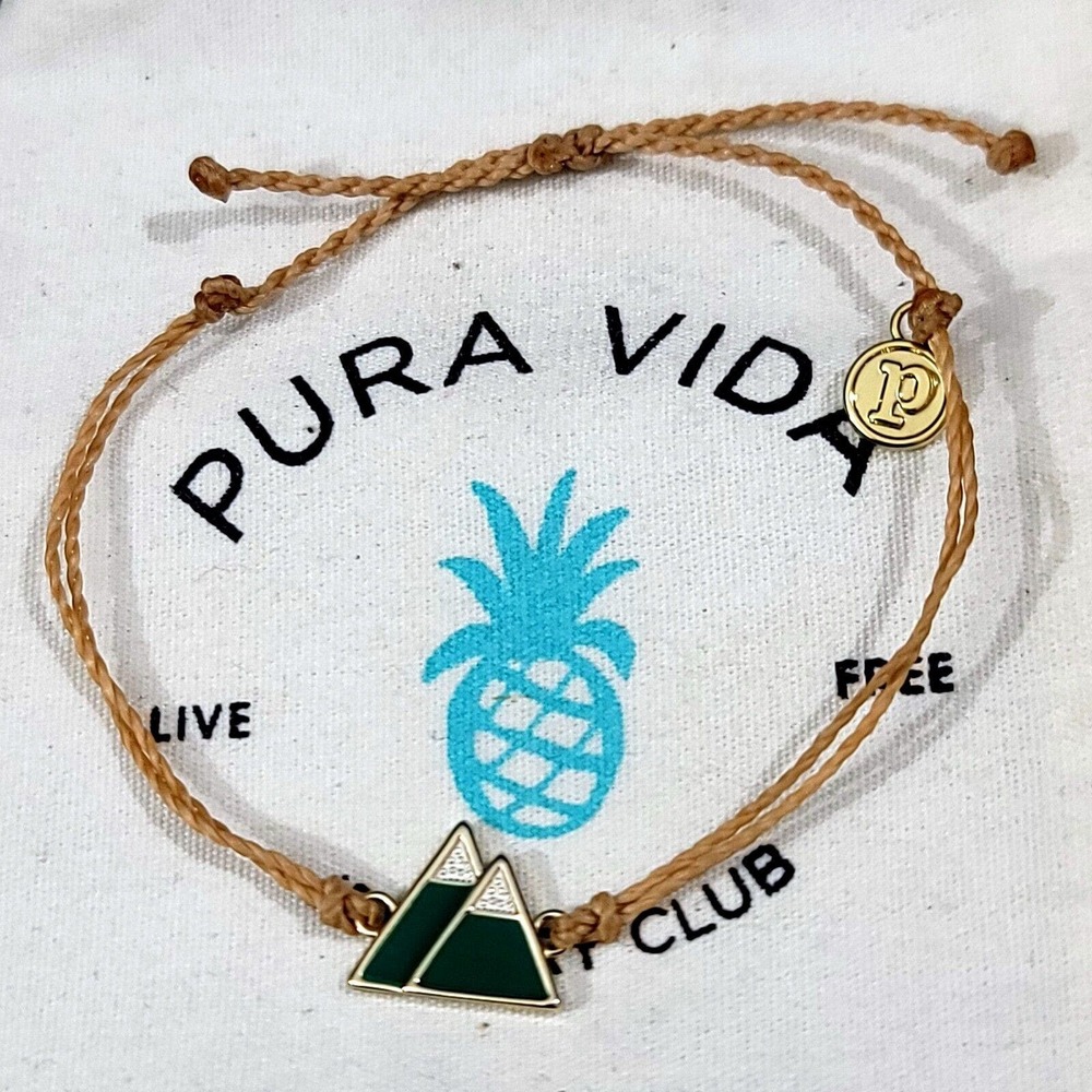 Pura Vida Mountains Charm Bracelet